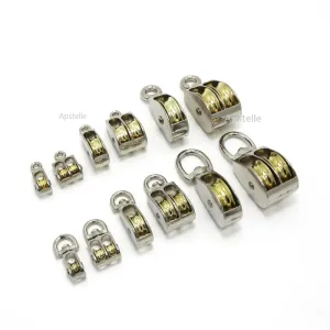 Lifting Rope Roller Pulley Wheel Climbing Mini Pulleys Metal Sheave Zinc Alloy Katrol Wiel