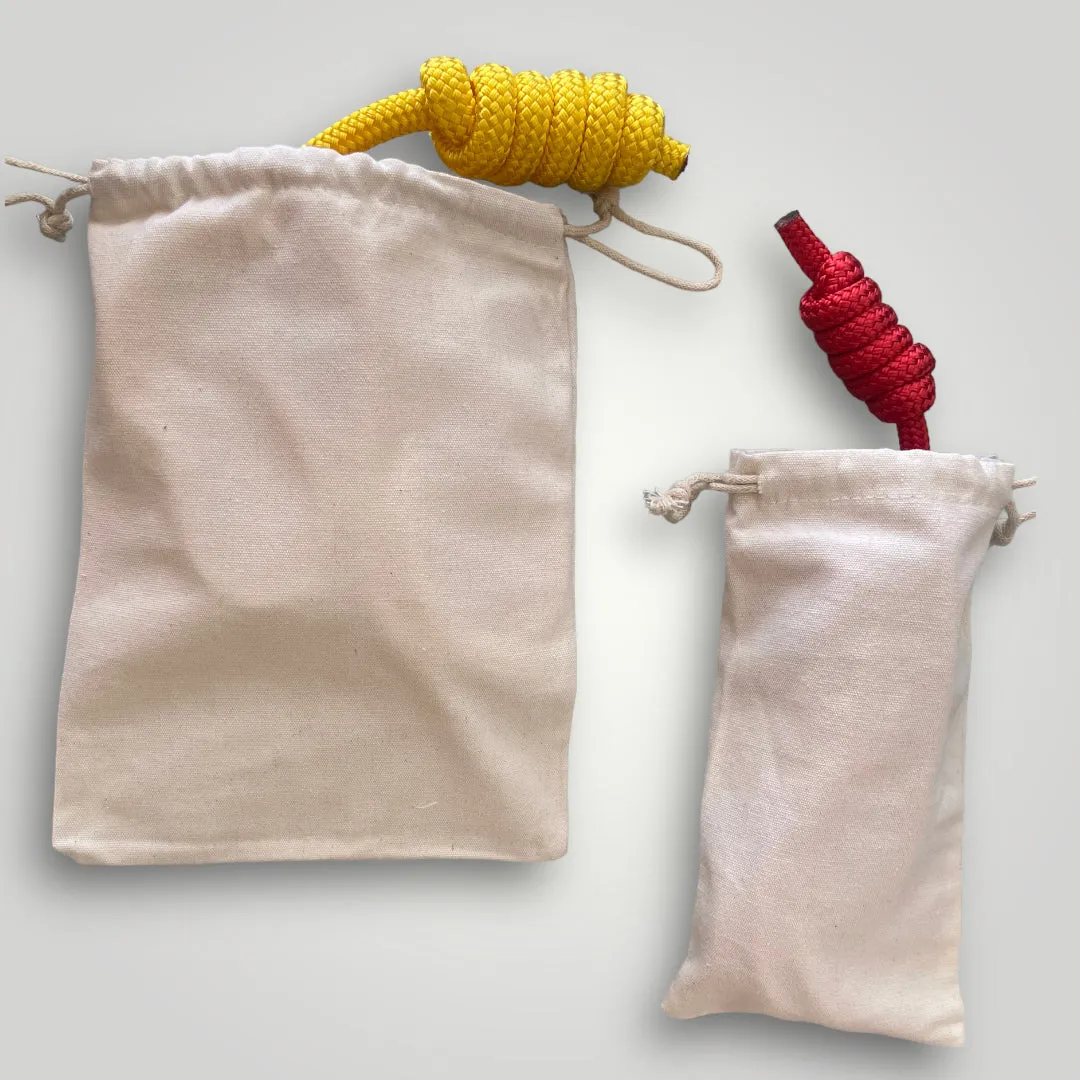 Lightweight Pack, Yellow Devil 10 MM 280 grams and Red Pocket 8 mm 150 grams. Fast and Lite Rope