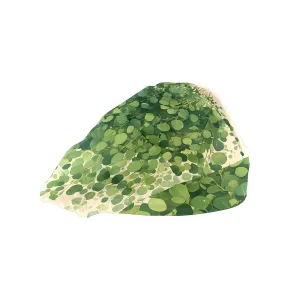 Luxury Shower Cap for Women Green Eucalyptus Reusable Waterproof Shower Cap Holiday Gifts Hair Shower Cap Fashionable Shower Cap with Adjustable Elastic Band for all Hair Lengths