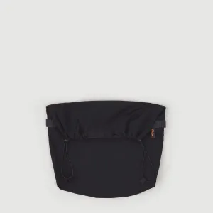 M112 DRAWSTRING POUCH MESSENGER - lead black