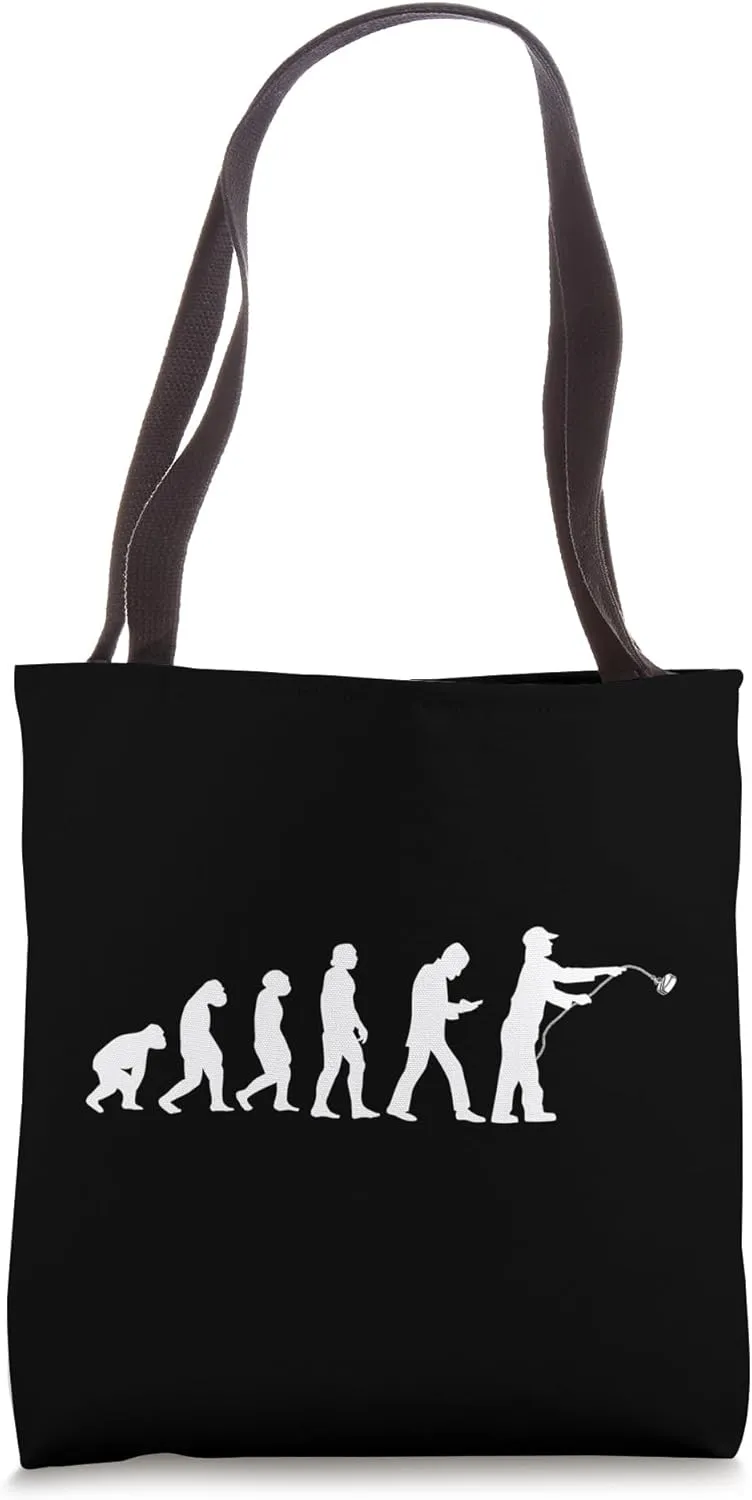 Magnetic fishing Magnetic fisherman Evolution Magnet fishing Tote Bag