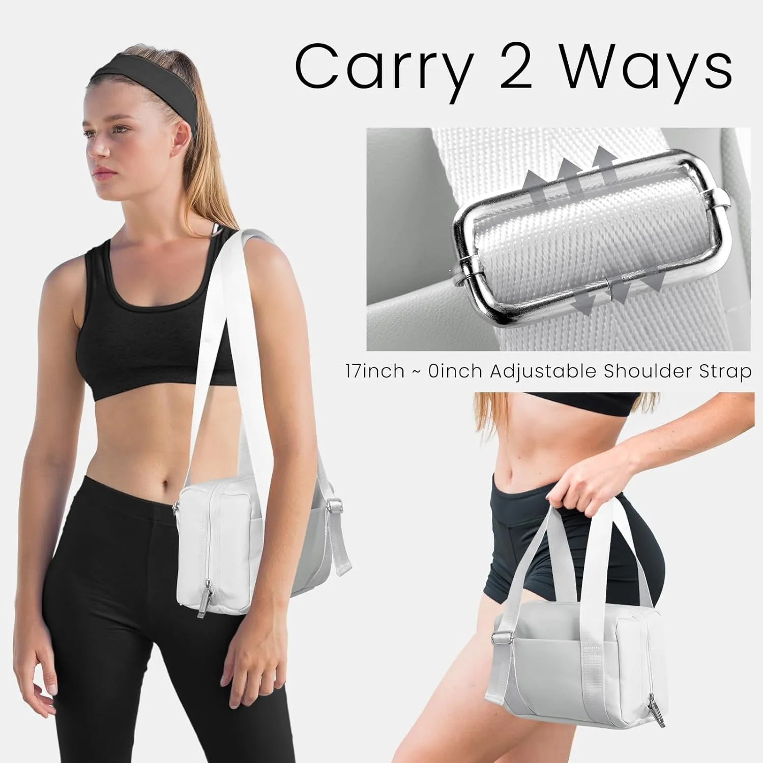 MAMONA Mini Gym Bag for Women - Small Lightweight Carry On Duffle Bag Waterproof Small Gym Bag for Workout, Yoga, Fitness