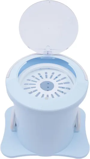 Manual Clothes Dryer Dehydrator, Mini Hand Dryer, Pull Rope Rotary Dryer Non-Electric, Max Load 11.02lbs, for Apartment, Camping, RV