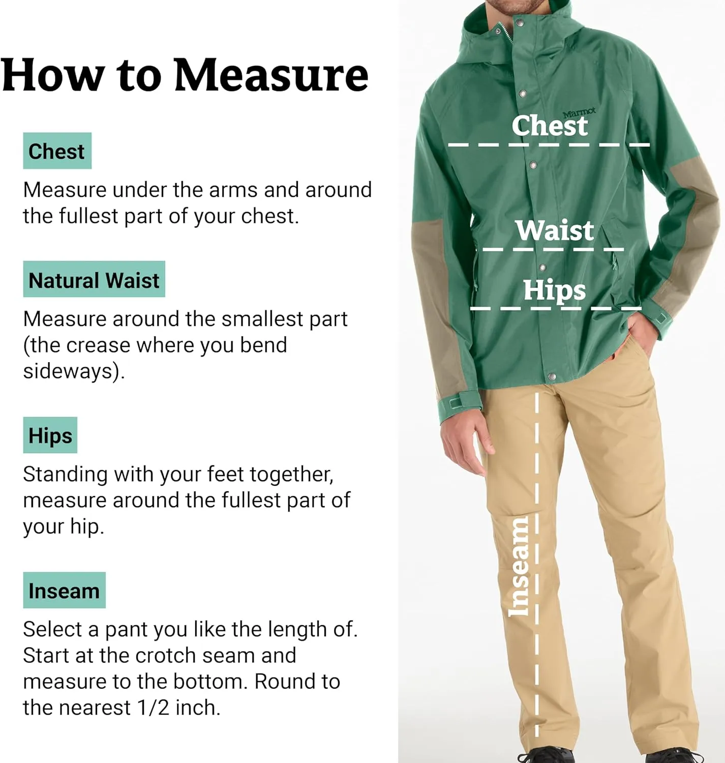 MARMOT Men's Cascade Waterproof Rain Jacket