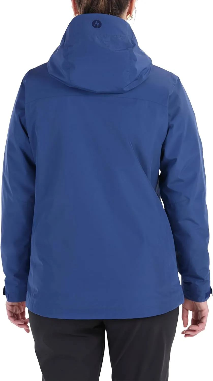MARMOT Women's Ramble 3-in-1 Component Jacket - Recycled Waterproof Shell with Hood and Removable Insulated Thermal R Liner