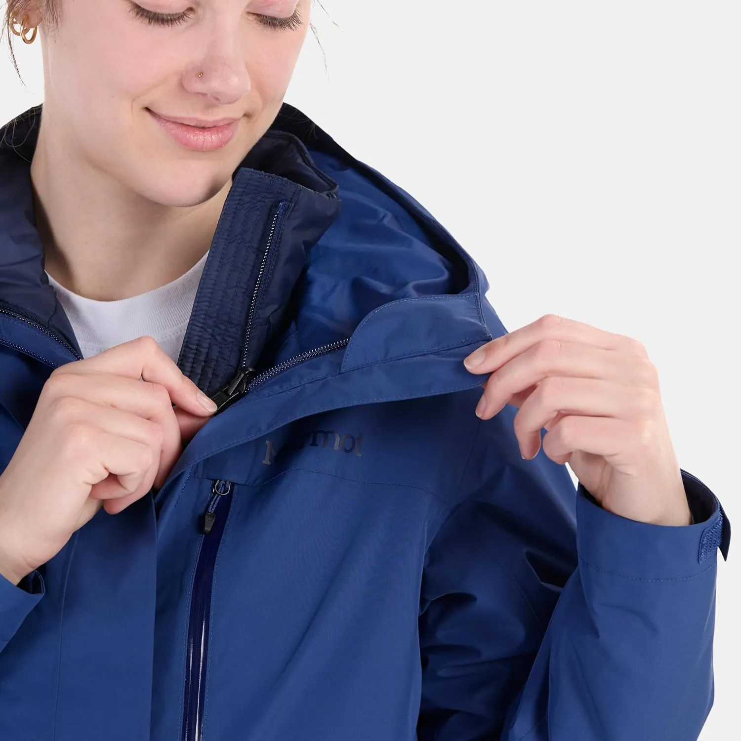 MARMOT Women's Ramble 3-in-1 Component Jacket - Recycled Waterproof Shell with Hood and Removable Insulated Thermal R Liner