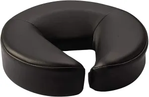 Master Massage Face Pillow for Massage Table, Professional Standard Face Cradle Cushion with Memory Foam, Massage Bed Headrest Pillow,Chair Face Down Sleeping Pillow, with Pu Leather (Black)