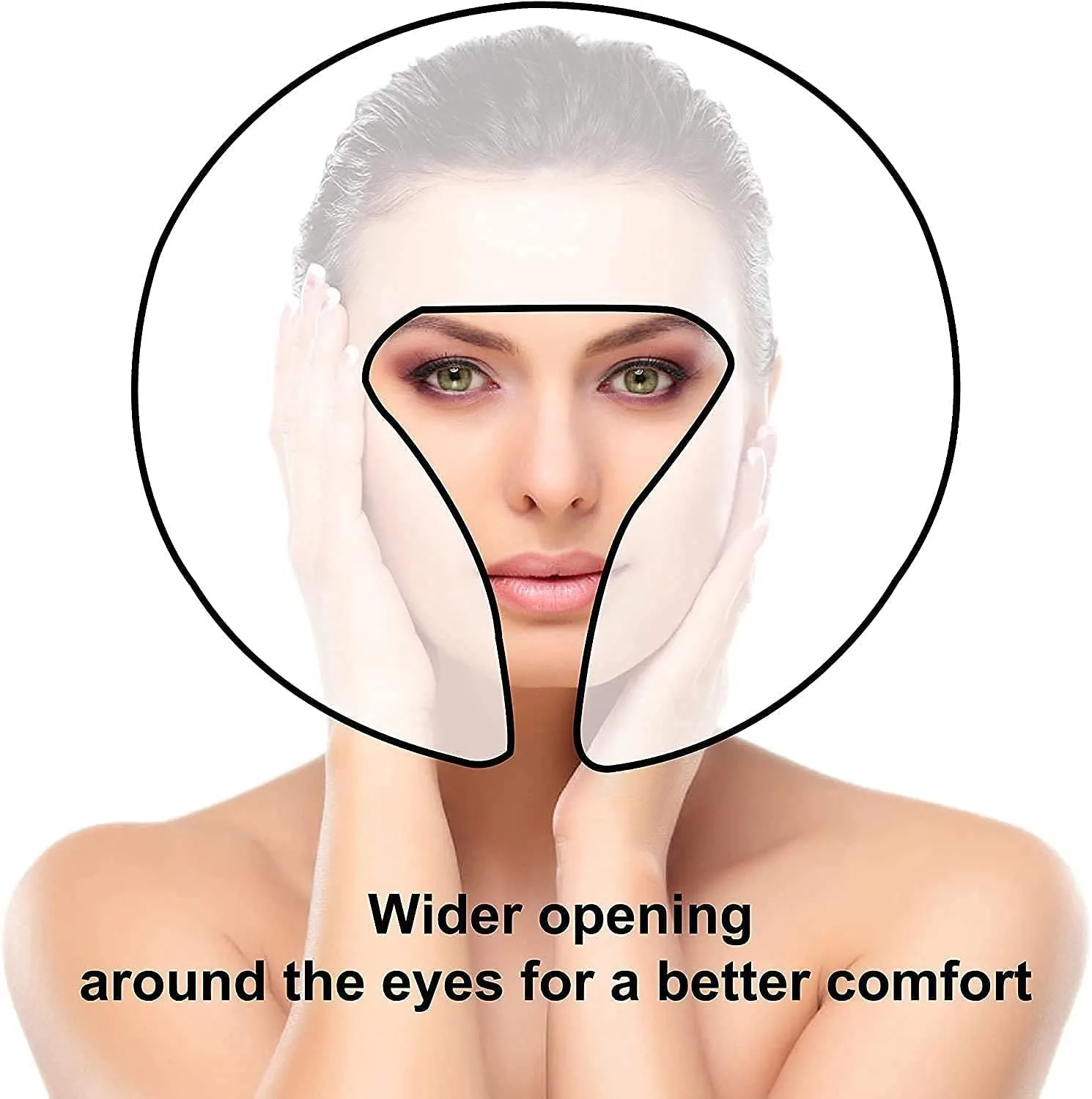 Master Massage Face Pillow for Massage Table, Professional Standard Face Cradle Cushion with Memory Foam, Massage Bed Headrest Pillow,Chair Face Down Sleeping Pillow, with Pu Leather (Black)