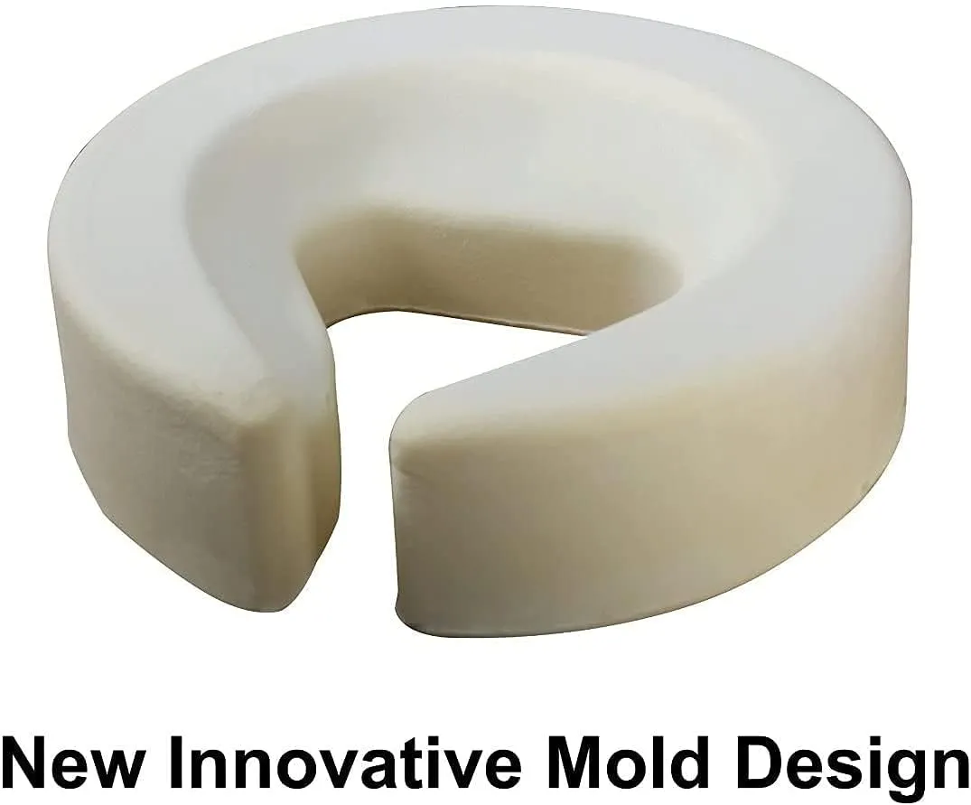 Master Massage Face Pillow for Massage Table, Professional Standard Face Cradle Cushion with Memory Foam, Massage Bed Headrest Pillow,Chair Face Down Sleeping Pillow, with Pu Leather (Black)