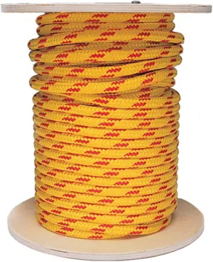 Maxim Water Rescue Rope, Yellow-Red, Diameter: 7/16", Length: 600 ft (C2371-14-00600)