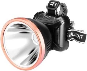 MDybf High-Brightness LED Headlight Long-Term Battery Life Strong Light Long-Range Charging Tube Bright Head-Mounted Coal Mine Lamp Home