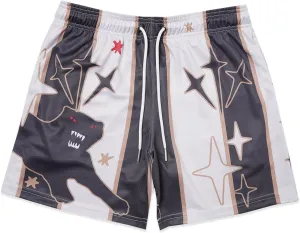 MECH-ENG Mens Retro Basketball Shorts Cool Lightweight Mesh Gym Shorts Graphic Sports Athletic Drawstring Short