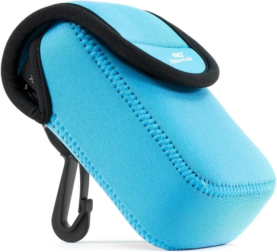 MegaGear MG752 Ultra Light Neoprene Camera Case Compatible With Canon Powershot Sx620 Hs, Elph 180, Elph 190 Is, Elph 360 Hs, Elph 170 Is, Sx610 Hs - Blue