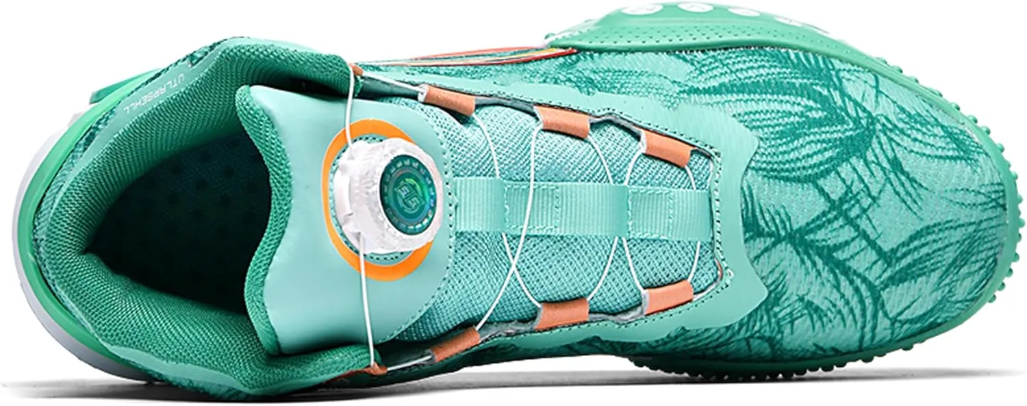 Men's Basketball Shoes Anti-Slip and Wear-Resistant Soles Running Shoes Graffiti Design Fashionable Sports Shoes