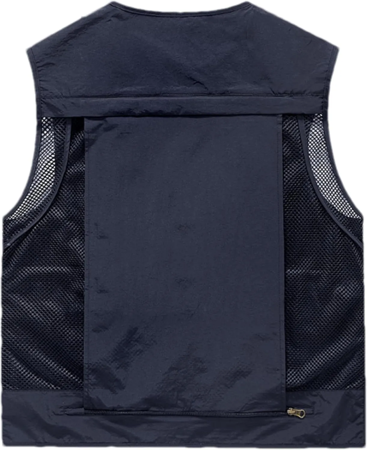 Men's Lightweight Mesh Fishing Vest Utility Outdoor Multi-Pocket Hunting Cargo Vest