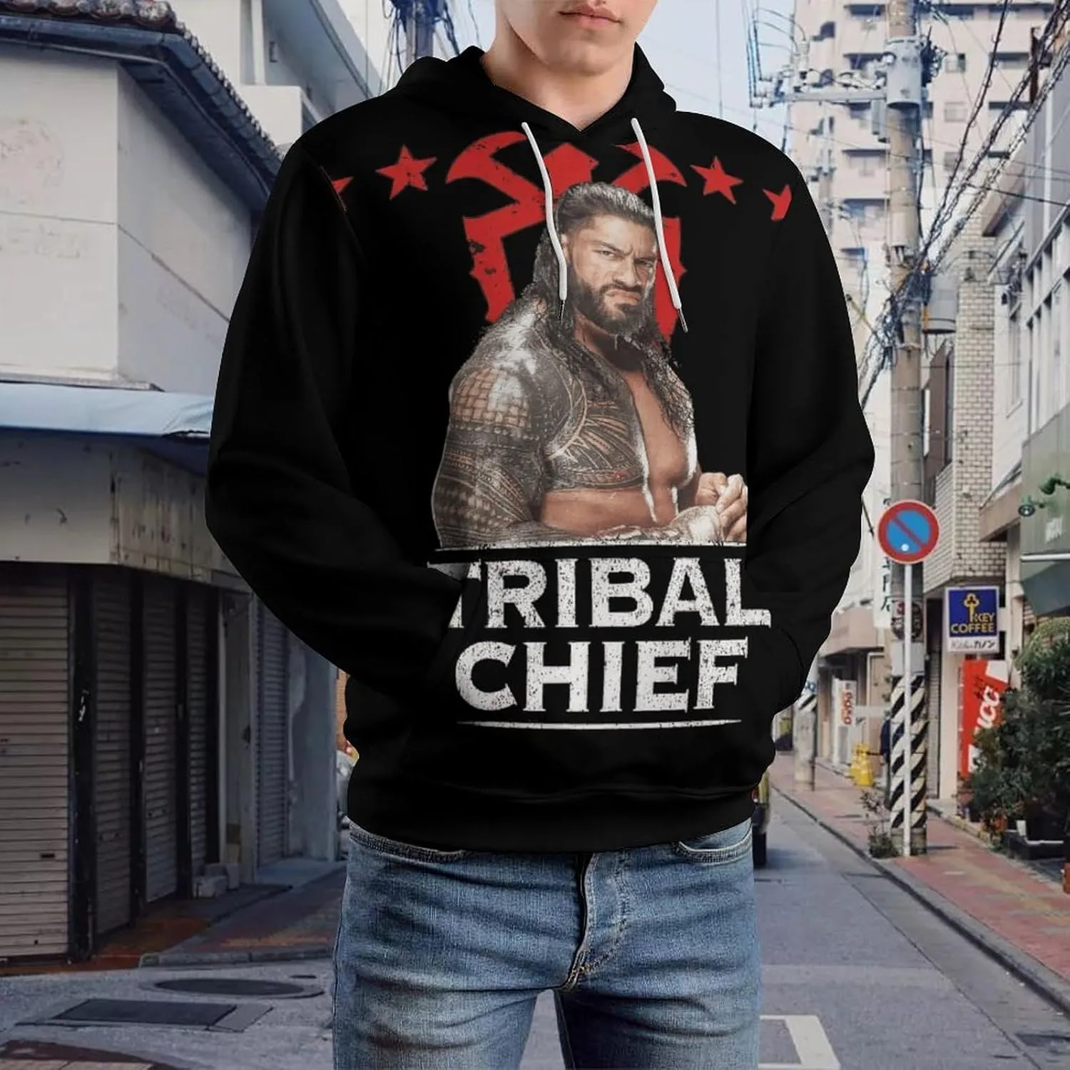 Mens Long Sleeve Pullover Hoodie Clothes Fashion Hooded Sportswear Outfits