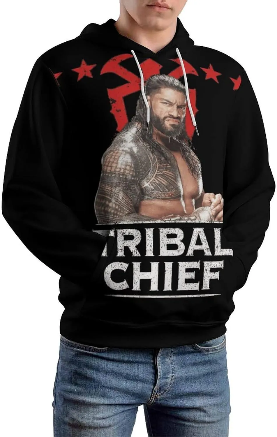 Mens Long Sleeve Pullover Hoodie Clothes Fashion Hooded Sportswear Outfits