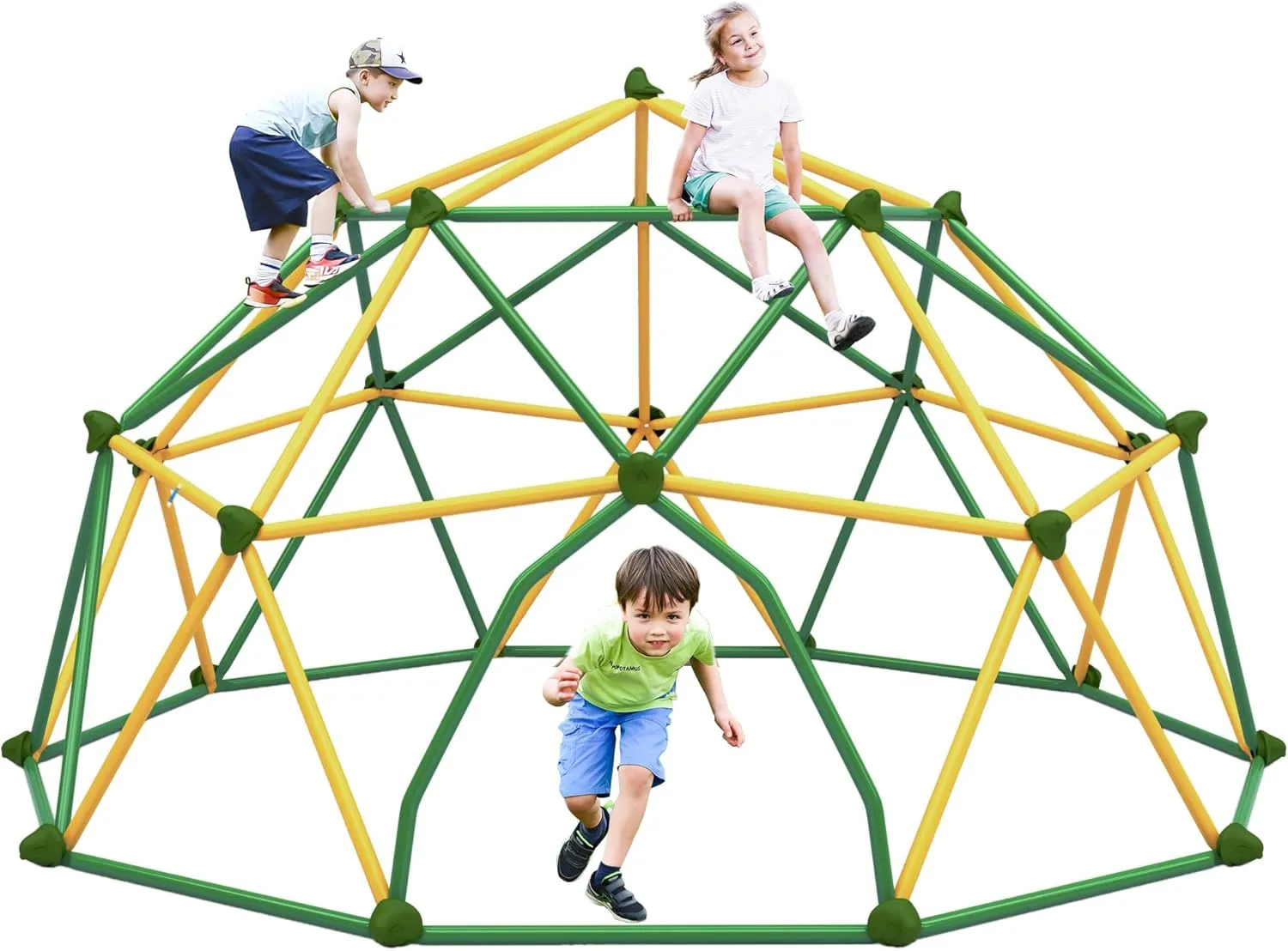 Merax 13FT Climbing Dome, Outdoor Geometric Dome Climber Play Center for Kids 3-10 Supporting 1000 lbs, Easy Assembly Jungle Gym