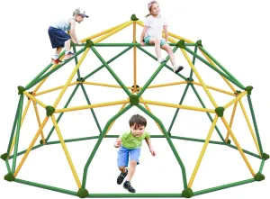 Merax 13FT Climbing Dome, Outdoor Geometric Dome Climber Play Center for Kids 3-10 Supporting 1000 lbs, Easy Assembly Jungle Gym