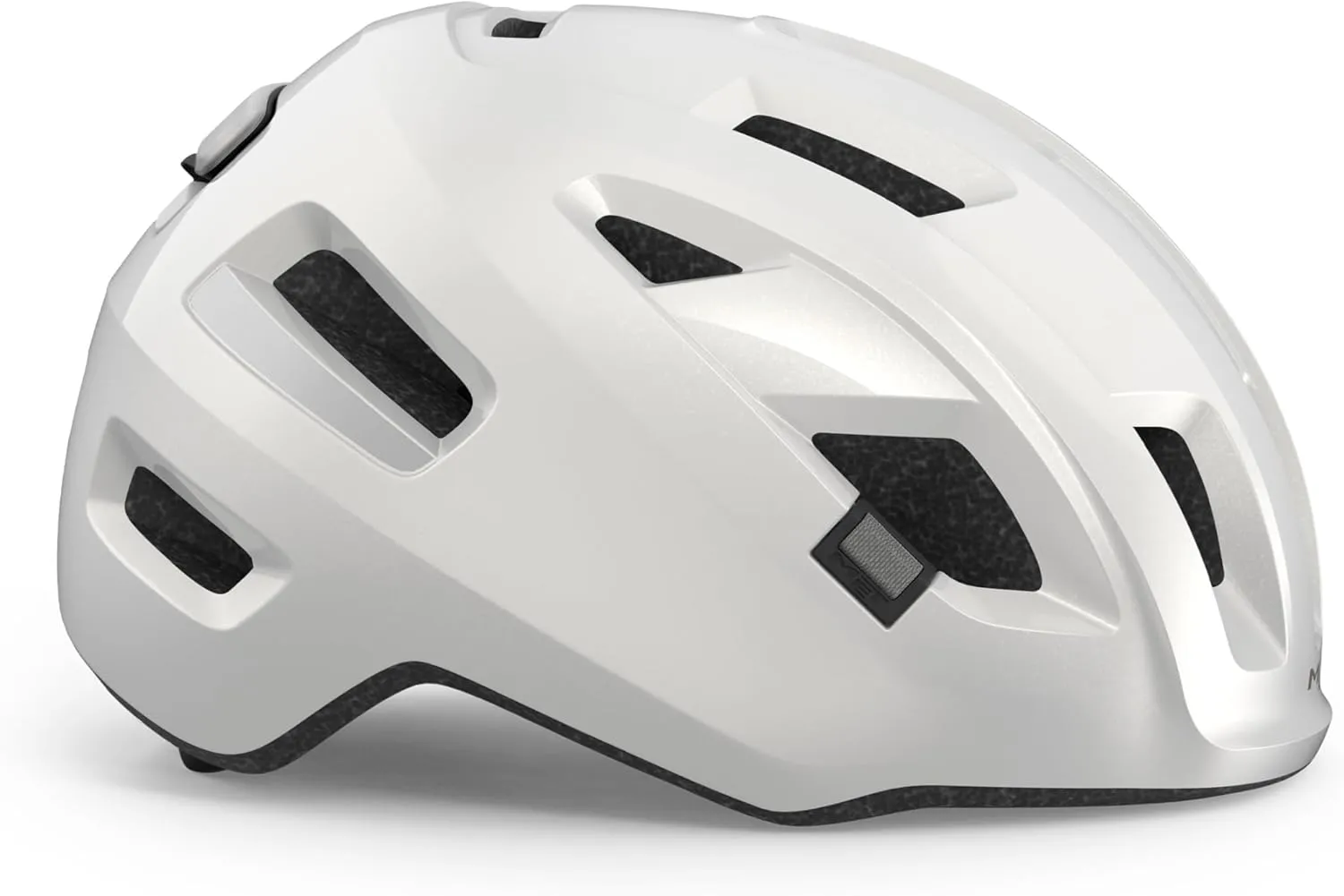 MET E-Mob MIPS Electric Bike Helmet | Urban Cycling Helmet for Adults, Red LED Tail Light, Integrated Visor & Bug Net, NTSA 8776 Certified for eBikes