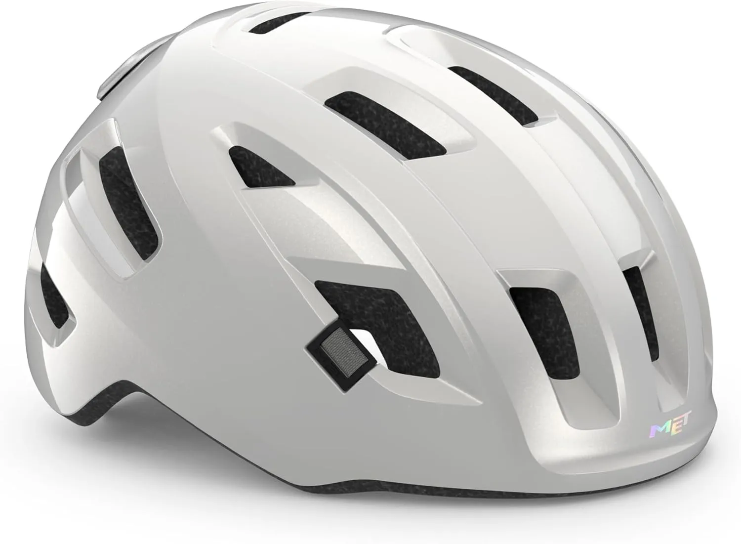 MET E-Mob MIPS Electric Bike Helmet | Urban Cycling Helmet for Adults, Red LED Tail Light, Integrated Visor & Bug Net, NTSA 8776 Certified for eBikes