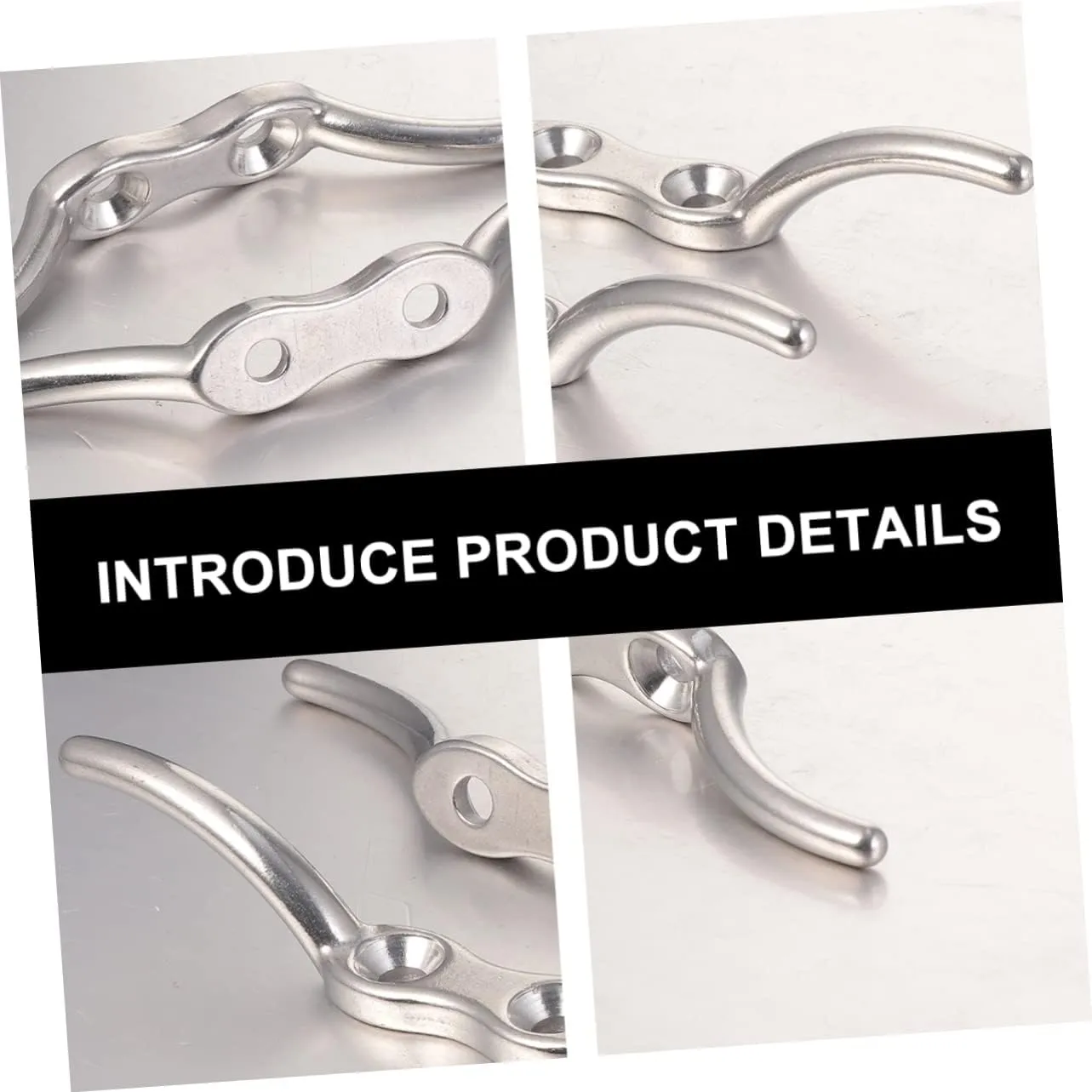 Milisten 2pcs String Marine for Men Ocean Stainless Steel Rope Cleat Stainless Steel Rope Accessories
