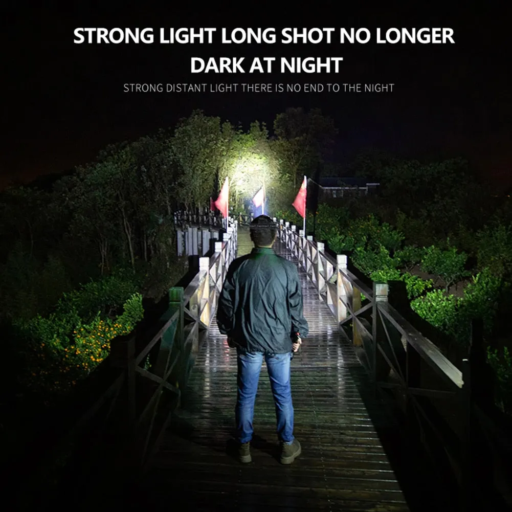 Mini COB LED Headlamp 3 Modes Waterproof Headlight Head Flashlight Torch Lanterna For Outdoor Camping Night Fishing