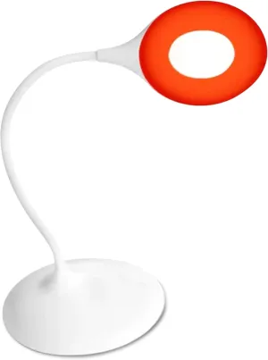 Mito Red Light - No Blue Light Lamp - Modern LED Rechargeable Table Lamp - Rechargable Desk Lamp - Bedside Touch Lamp - - Table Lamp for Whole House - No Flicker LED (633nm Red), White