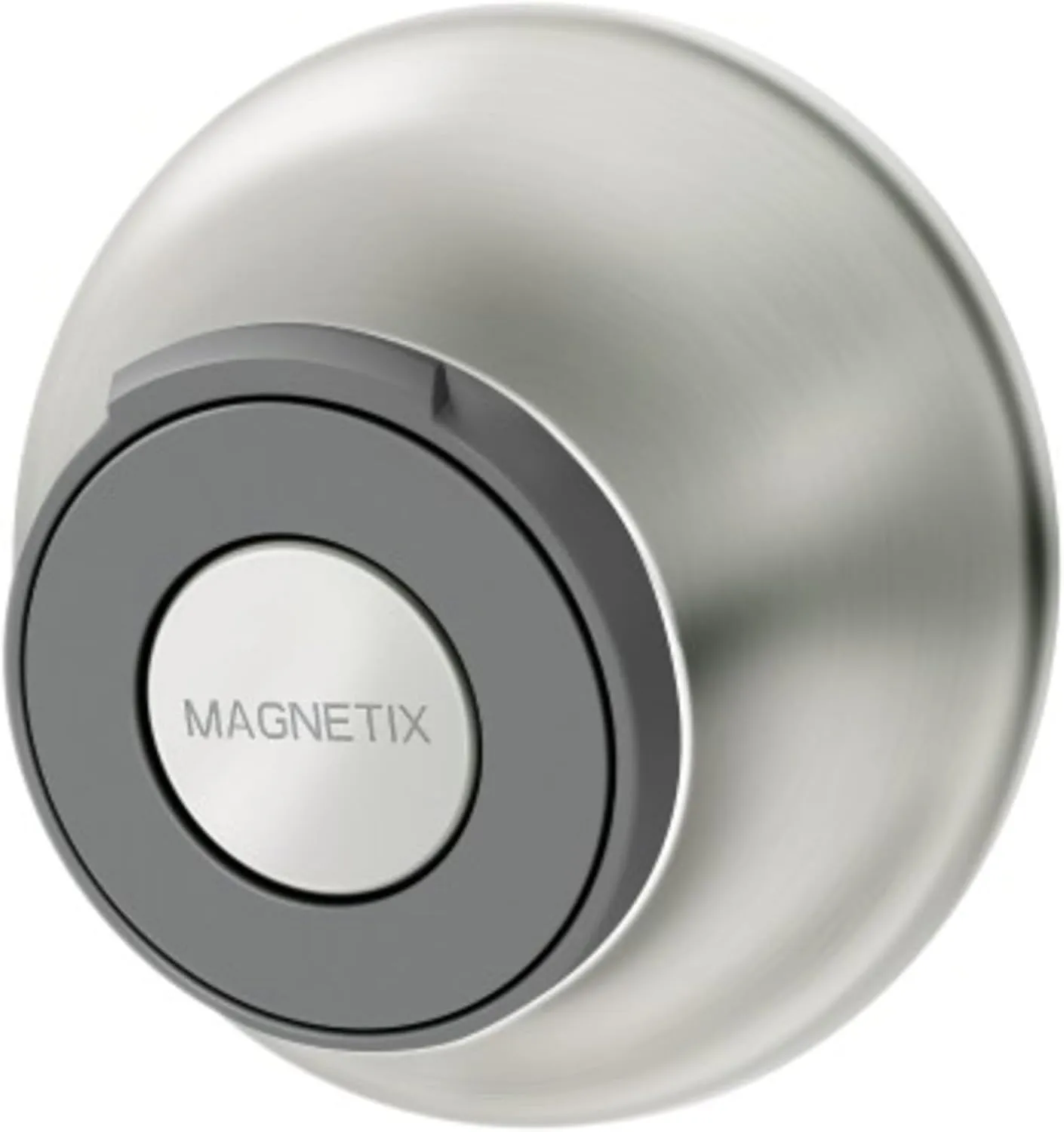 Moen 186117SRN Remote Dock for Magnetix Handshowers with Included Wall Bracket or Permanent Waterproof Adhesive Options, Spot Resist Brushed Nickel