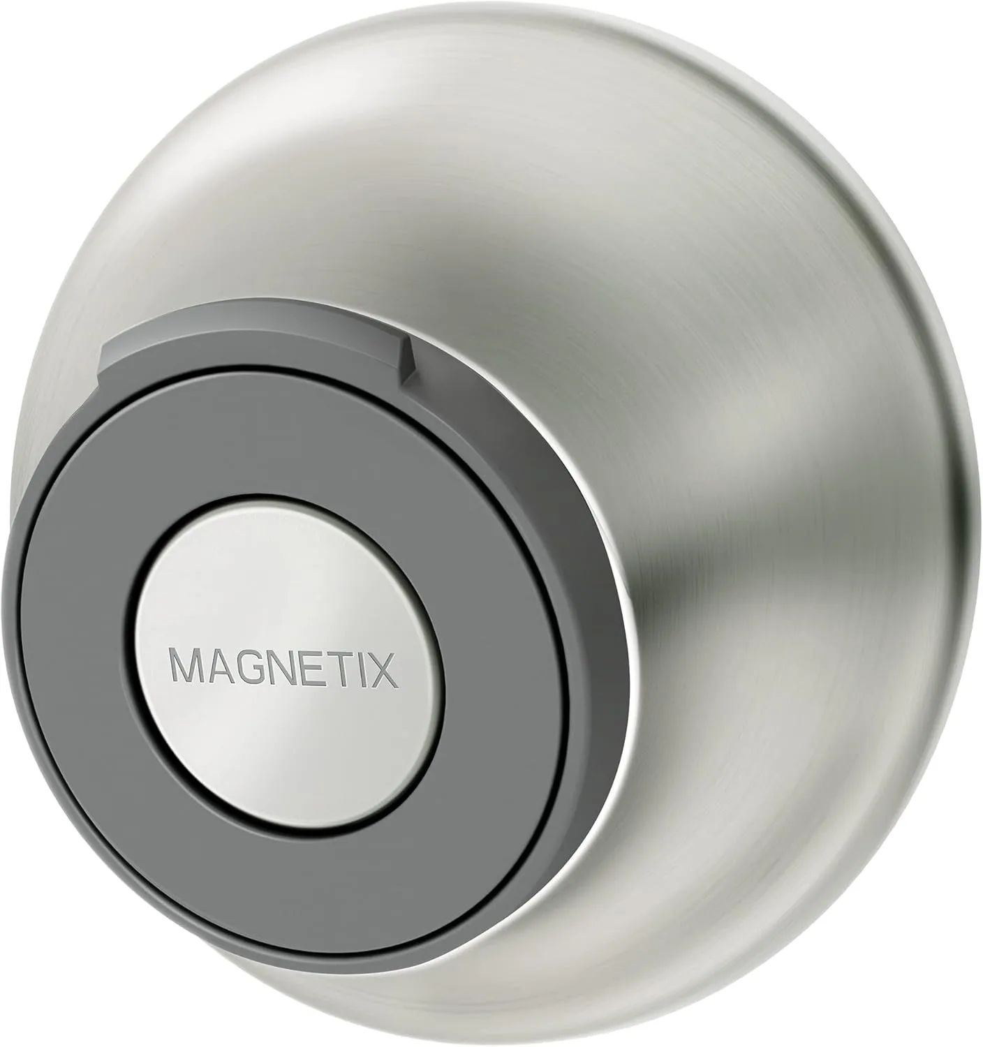 Moen 186117SRN Remote Dock for Magnetix Handshowers with Included Wall Bracket or Permanent Waterproof Adhesive Options, Spot Resist Brushed Nickel