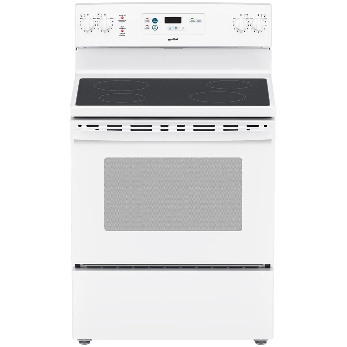 Moffat 30" Freestanding Electric Manual Clean Range White (MCBS585DNWW)