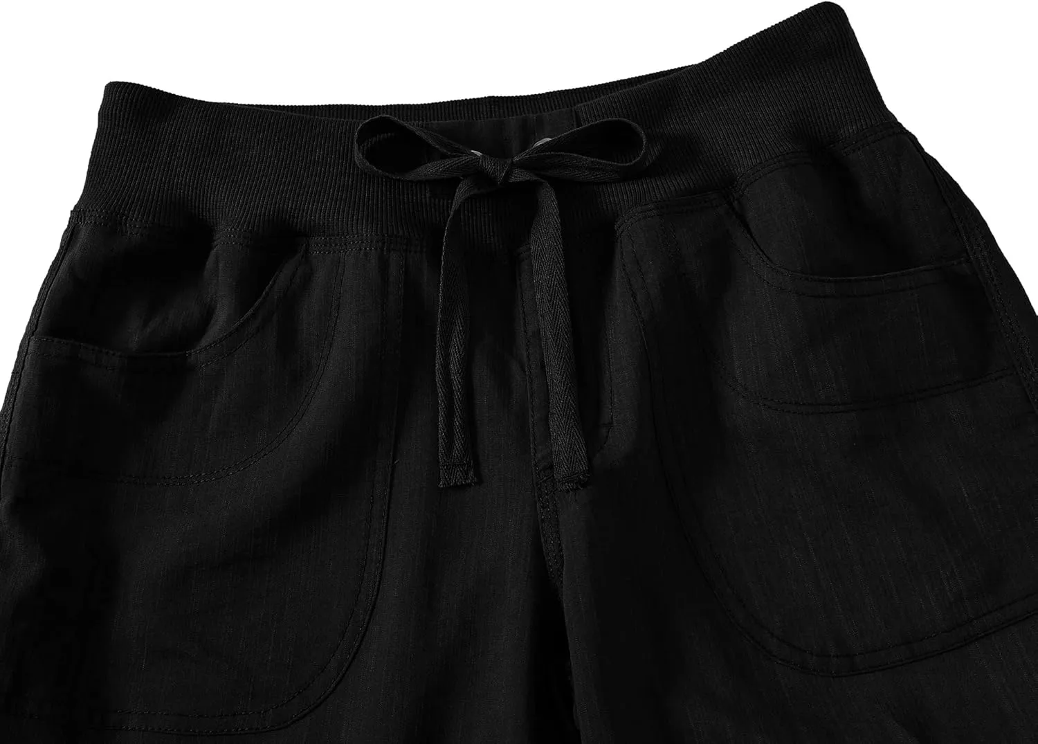 MoFiz Women's Cargo Capris Hiking Pants Lightweight Quick Dry Outdoor Athletic Travel Casual Loose Comfy Cute Pockets