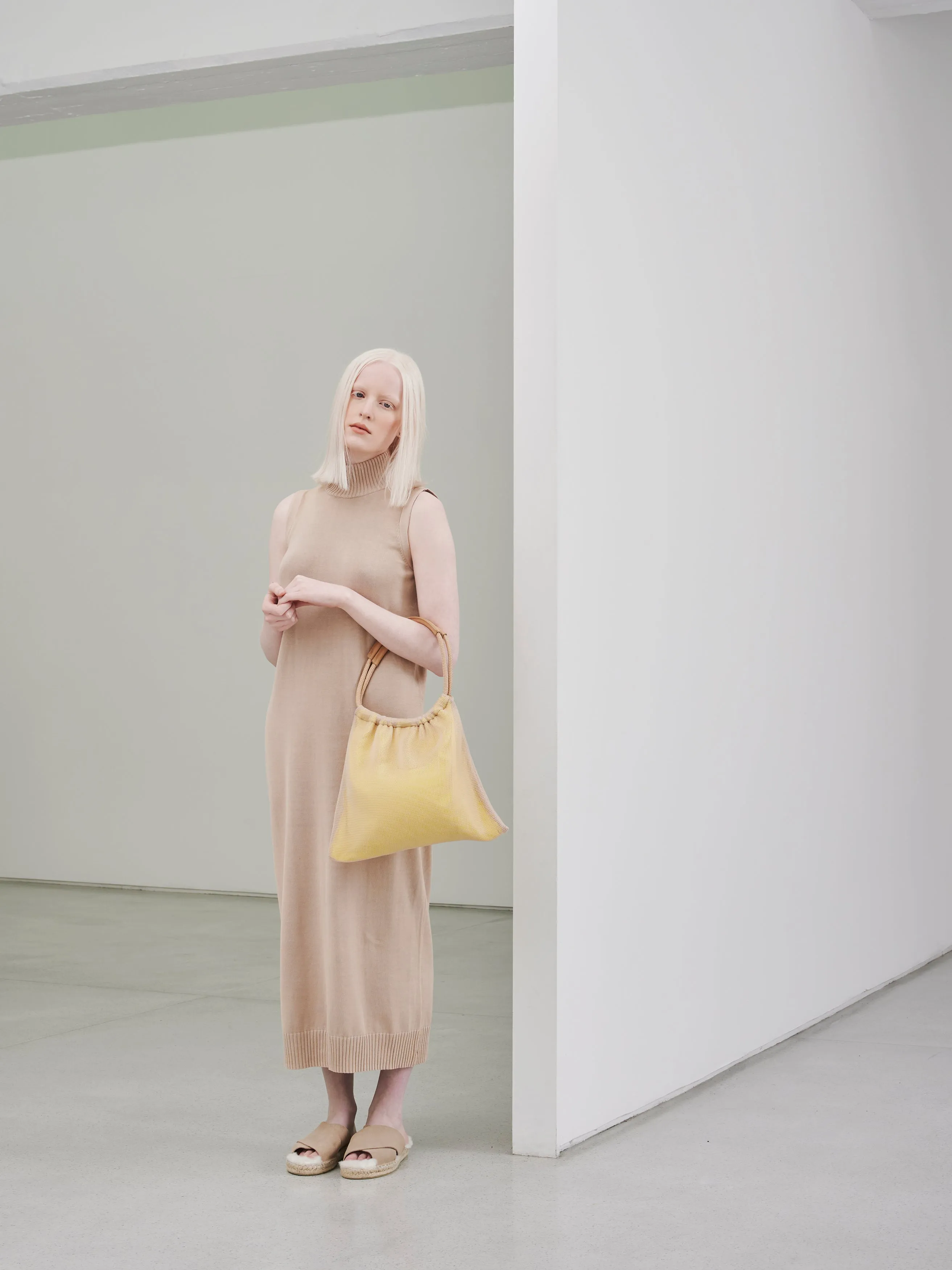 Moire Tote - Lemon