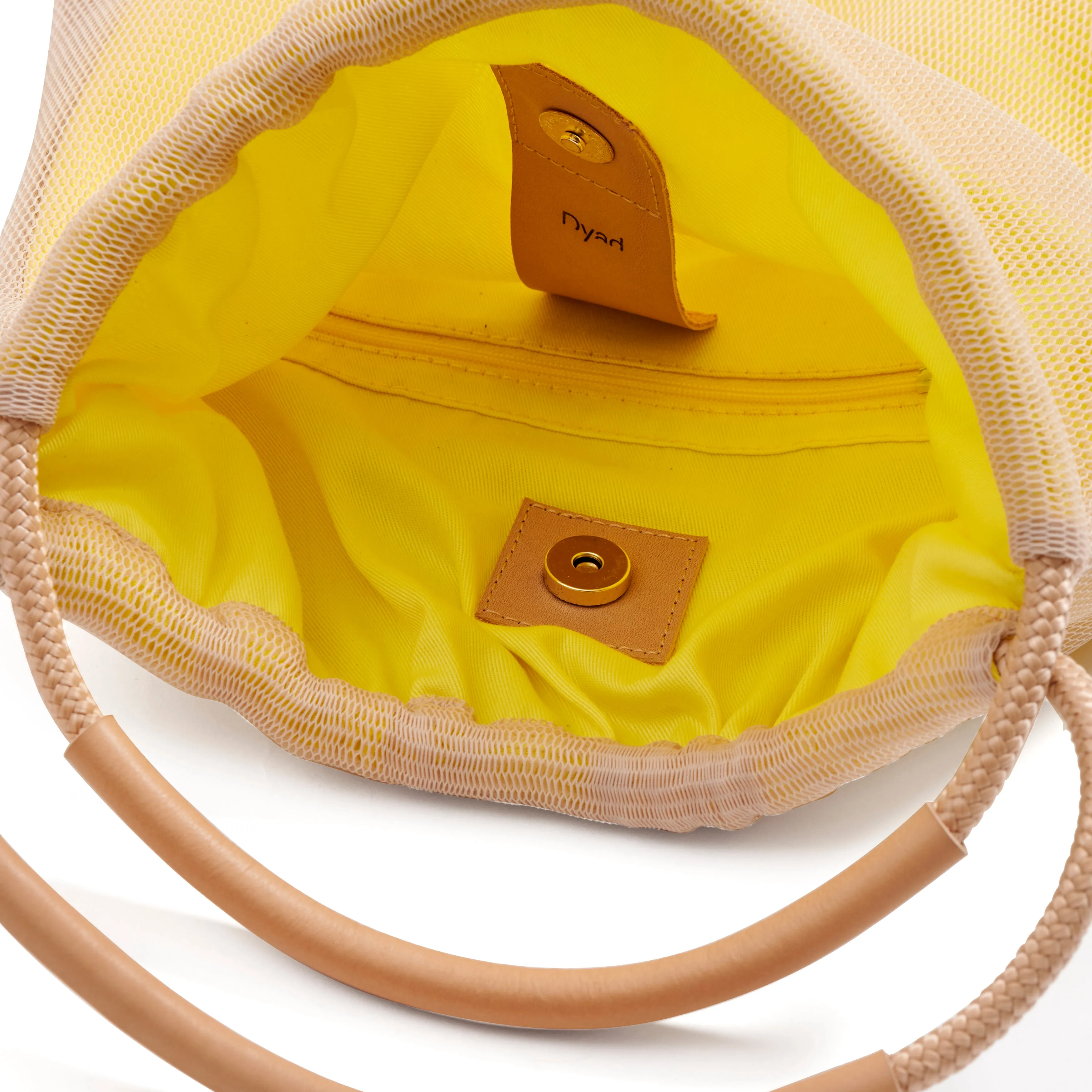 Moire Tote - Lemon