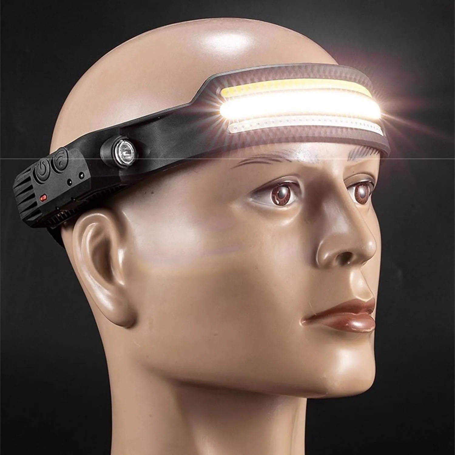 Motion Sensors Headlight for Running Walking Camping Fishing Cycling Head Torch LED Headlamps Head Light Flashlights