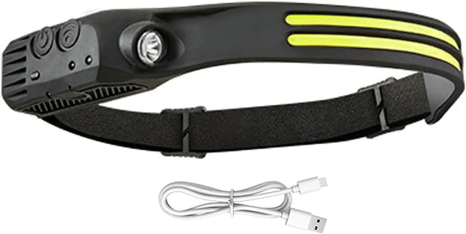 Motion Sensors Headlight for Running Walking Camping Fishing Cycling Head Torch LED Headlamps Head Light Flashlights