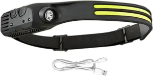 Motion Sensors Headlight for Running Walking Camping Fishing Cycling Head Torch LED Headlamps Head Light Flashlights