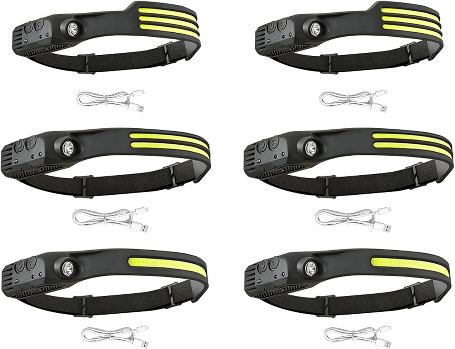 Motion Sensors Headlight for Running Walking Camping Fishing Cycling Head Torch LED Headlamps Head Light Flashlights