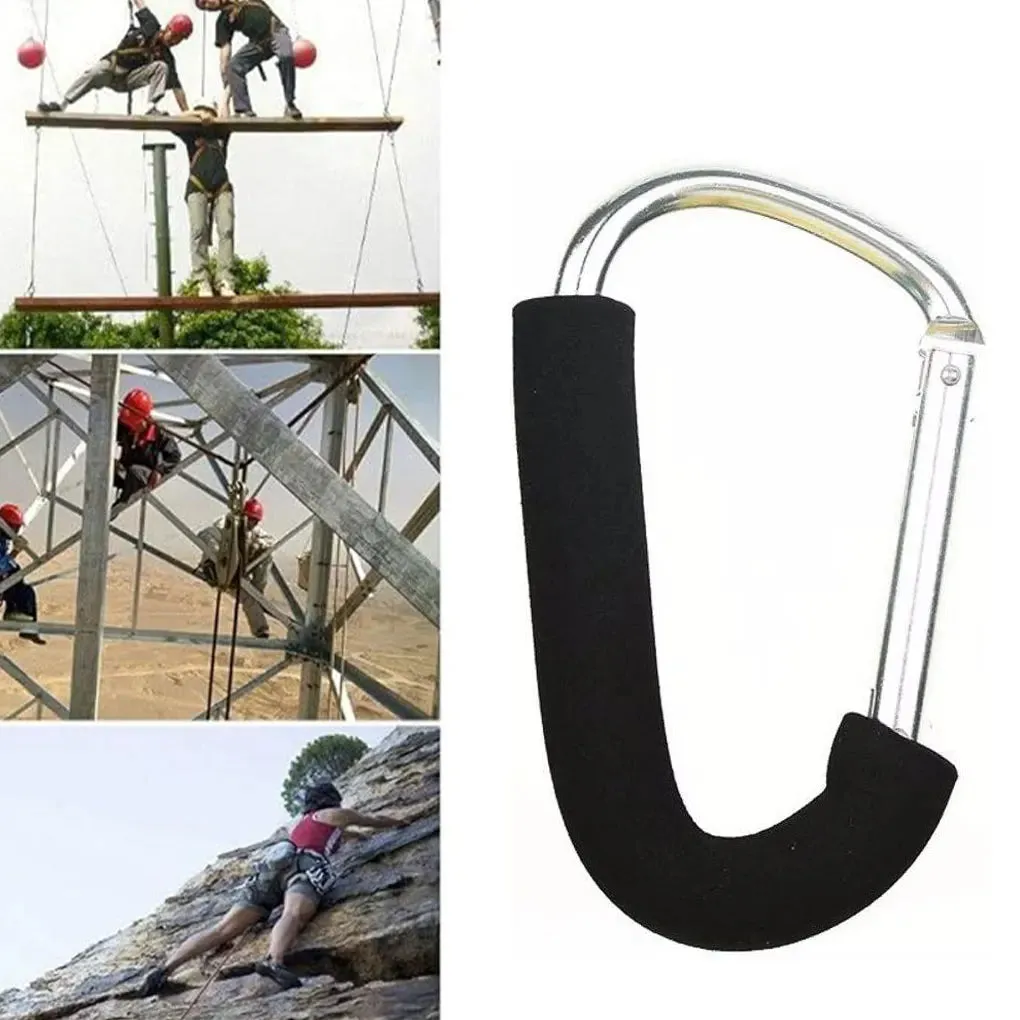 Multi functional Aluminum Carabiner Screw for Versatile Hanging and Carrying