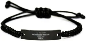 My Favorite Switchboard Operator Calls Me Mum Bracelet, Funny Gifts, Unique Mum Gifts, Mother's Day, Valentines Day Birthday Gifts, from Daughter Son