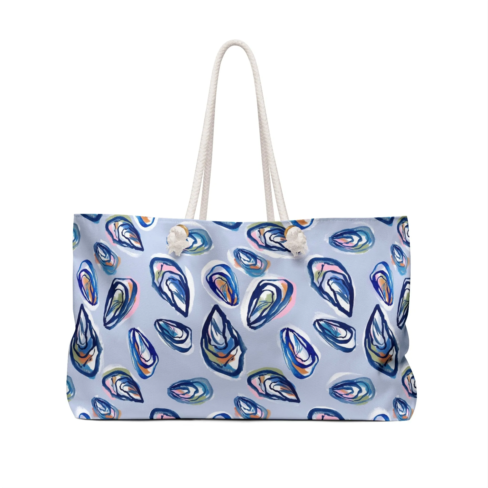 Nantucket Girl Striped Monogrammed Carry-All Tote