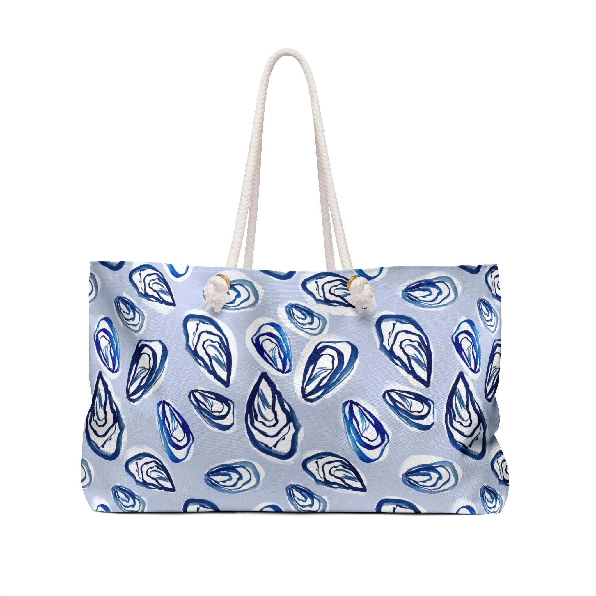 Nantucket Striped Monogrammed Carry-All Tote