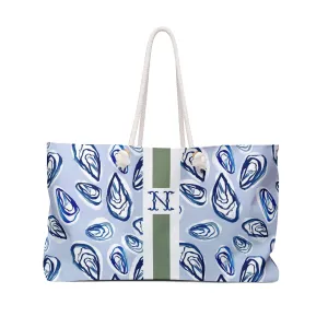 Nantucket Striped Monogrammed Carry-All Tote