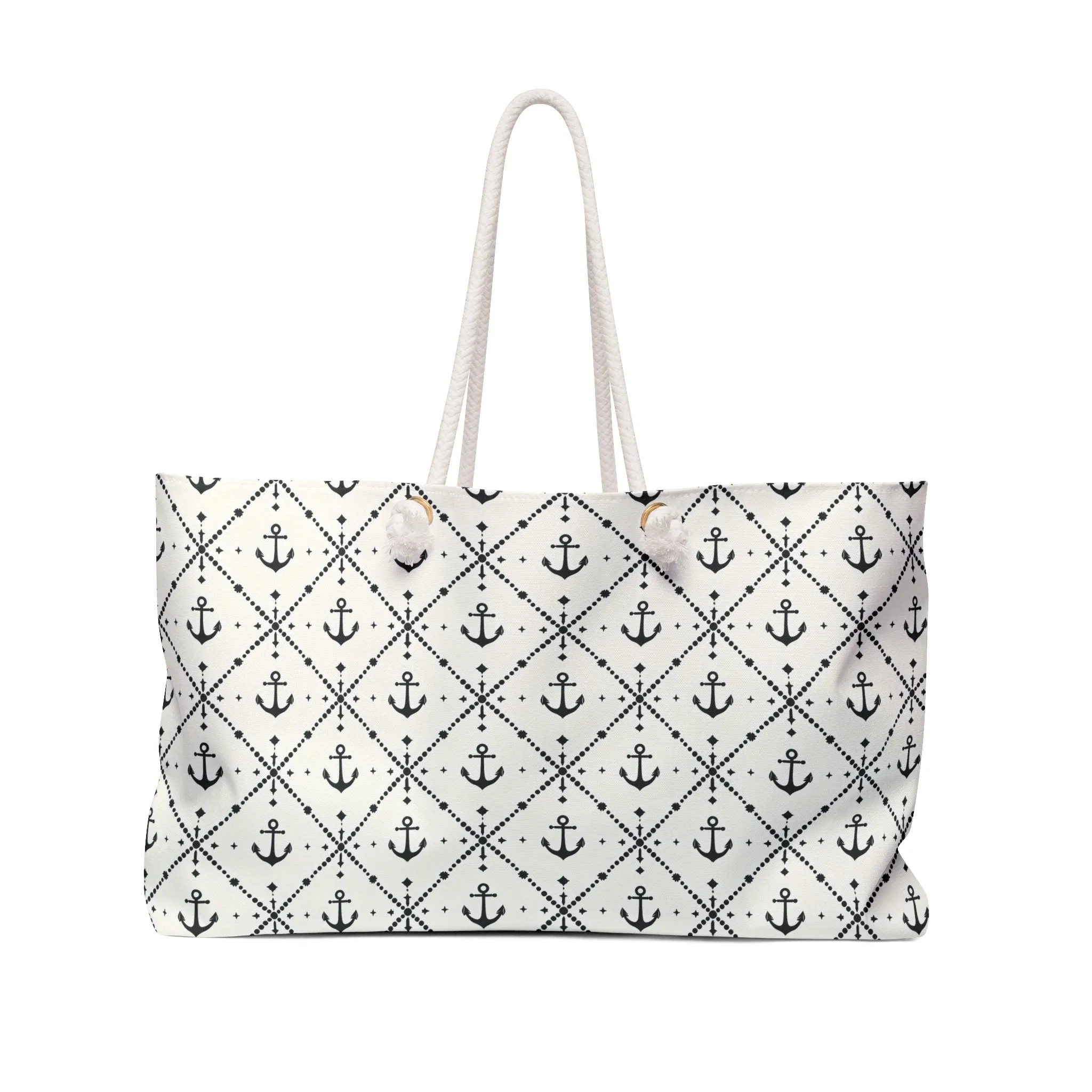 Nautical Anchor Weekender Bag - Perfect for Travel & Beach Days