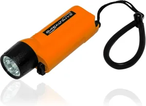Neptune LED Flashlight - 900 Lumens Underwater Dive Light - Waterproof Torch Light for Outdoor Activities - Scuba Gear, Technical Diving, Cave Diving, Hunting, Camping Assessories (Orange)