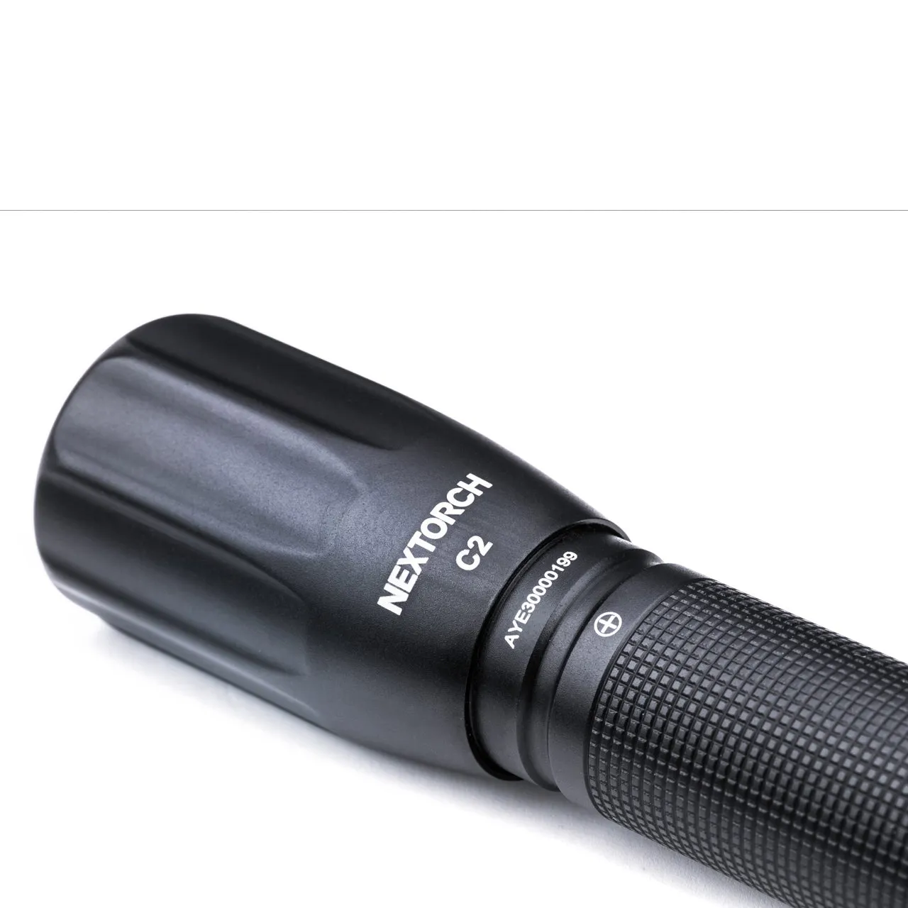 Nextorch C-Series Compact Lightweight Torch, AA Batteries, Lanyard Included, 2 Modes, Tail Cap Switch