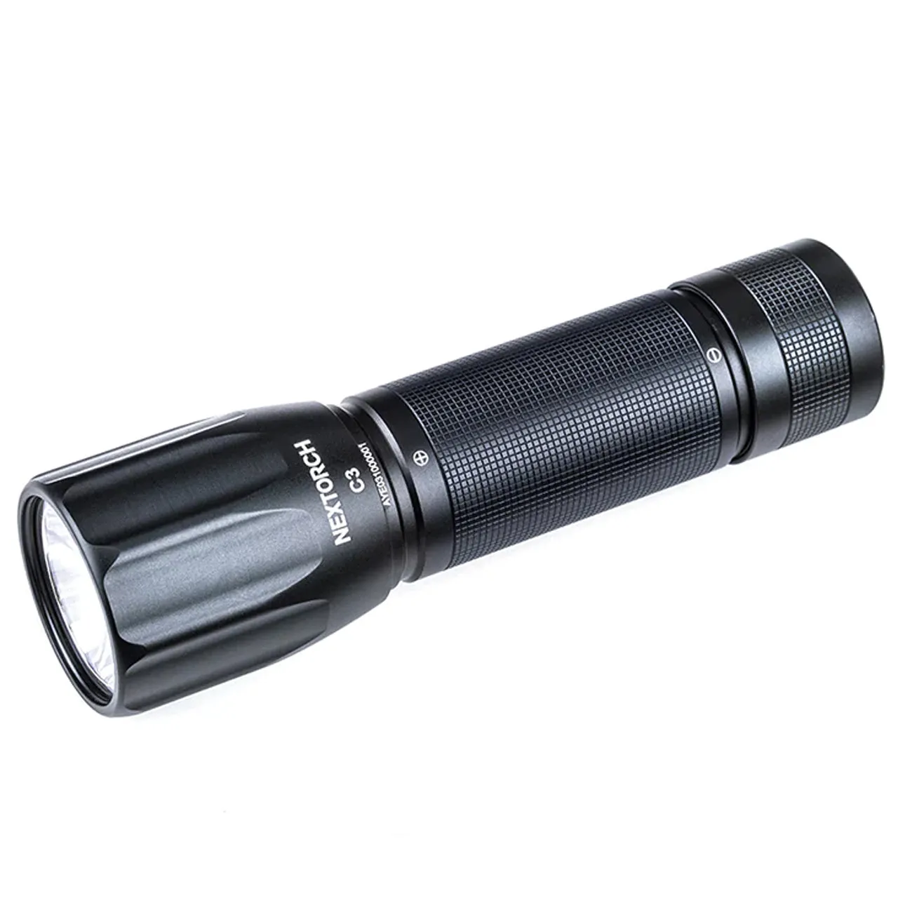 Nextorch C-Series High Performance Torch, AAA Batteries, Lanyard Included, Tail Cap Switch