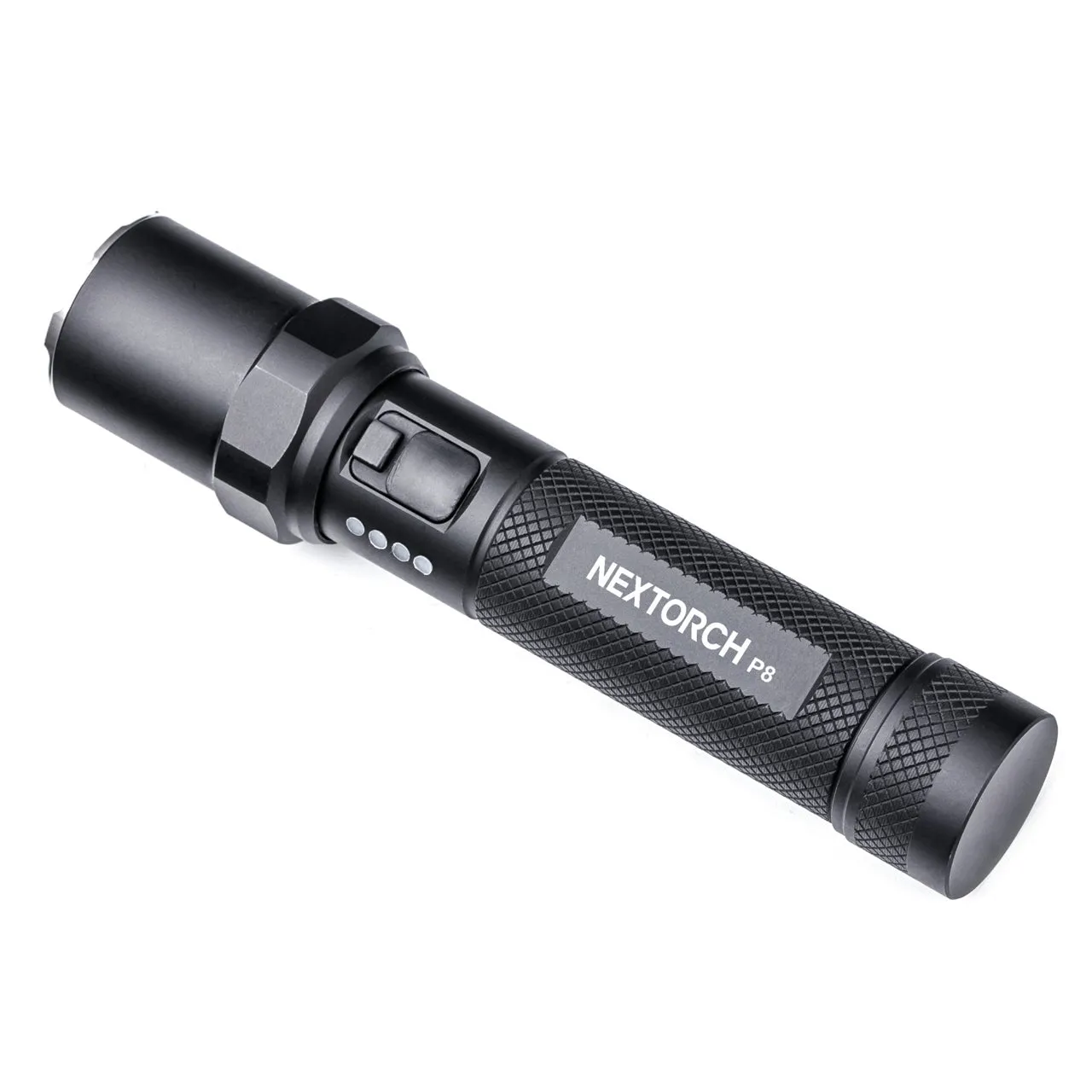 Nextorch P-Series Rechargeable Torch High Output, 5 Modes, Glass Breaker, Power Status Indication, Turbo Mode – NXP8