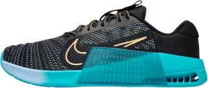 Nike Metcon 9 AMP Women's Workout Shoes (HF1395-001, Black/Dusty Cactus/Psychic Blue/Black)