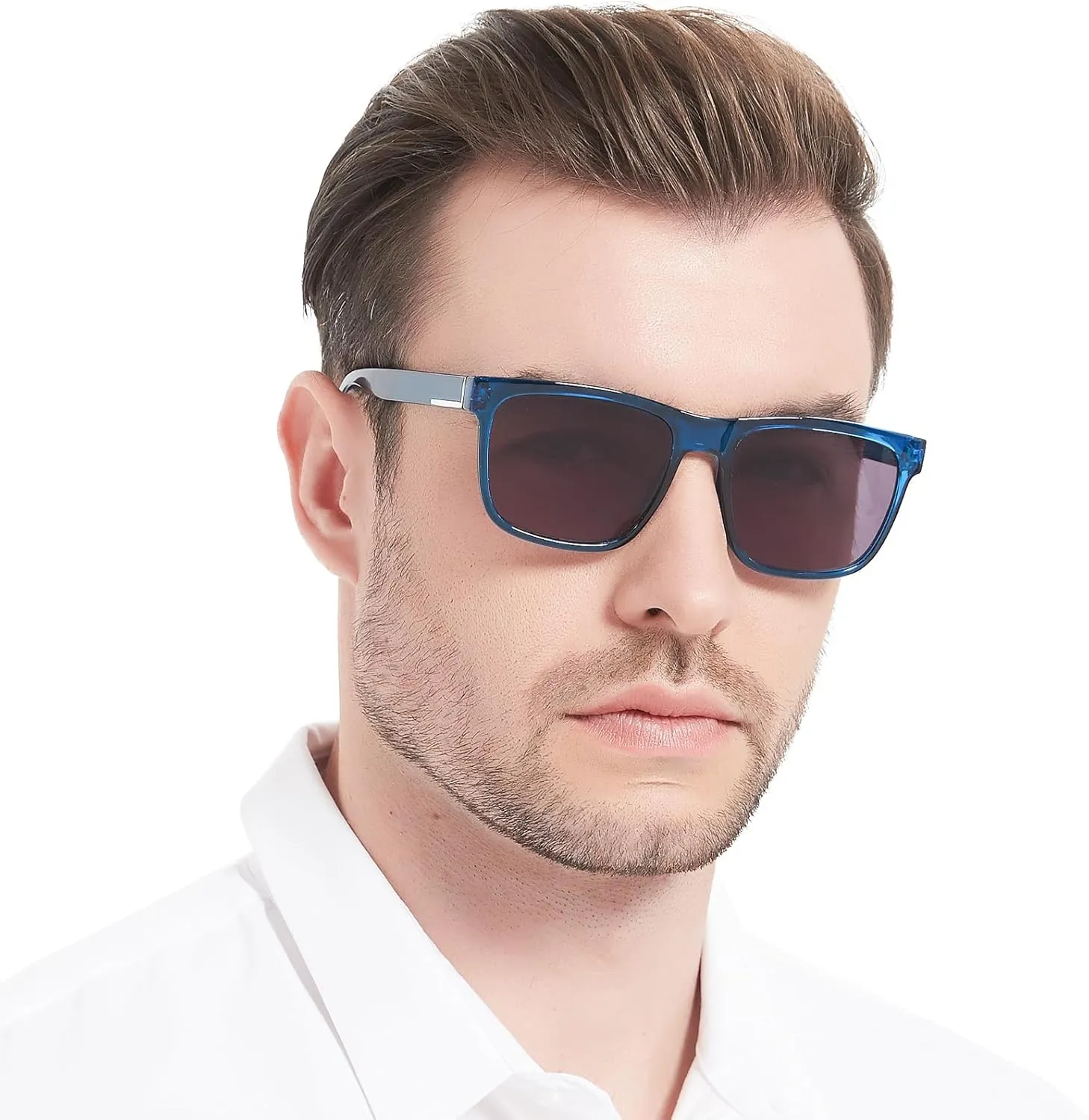 OCCI CHIARI Large Reading Sunglasses for Men Vintage Sun Readers Full Lens Reader 1.0 1.25 1.5 1.75 2.0 2.25 2.5 2.75 3.0 3.5